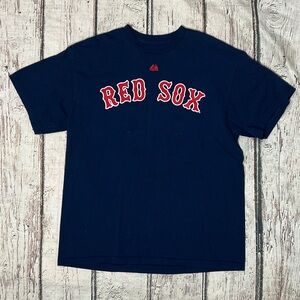 Boston Red Sox Jon Lester MLB Baseball Crewneck Tshirt